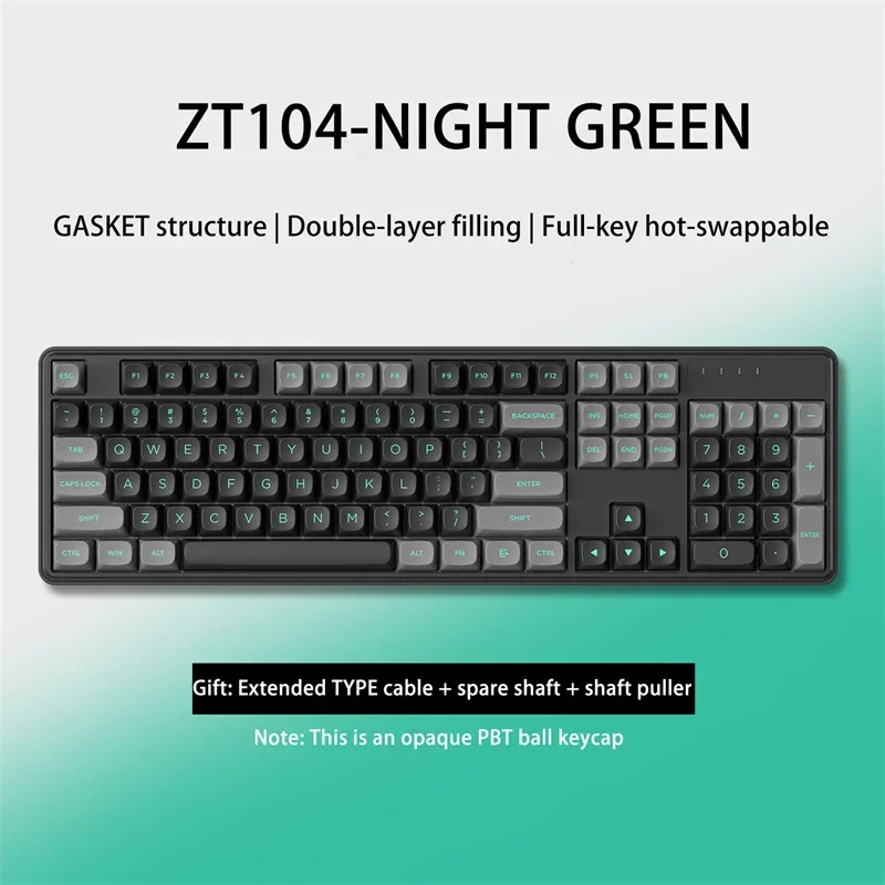 猫(ΦωΦ) FURYCUBE ZT104 Gasket Structure 104 Keys Wired Mechanical