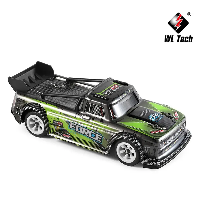WLtoys WL 284131 1/28 4WD 2.4G Mini RC Racing Car High Speed Off-Road Remote Control LED Light Drift Alloy Truck Toys Kids Gift 2