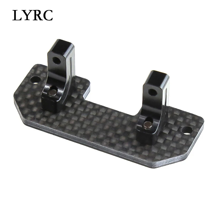 1 Pcs Aluminum Servo Mount + Carbon Holder For 110 Axial Scx10 Rc Car
