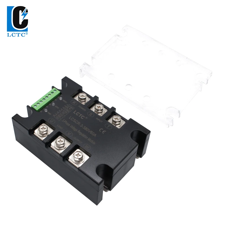 Module Régulation Triphasé SCR-3-H380-40A - Thyristor Pour Chauffage, Démarrage Progressif Moteur - Industriel