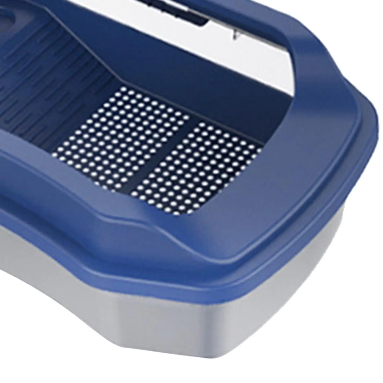 Turtle Aquarium Box with Platform Easy to Clean Tortoise Terrarium Reptile Tank for Tortoise Frog Terrapin Crayfish Crabs