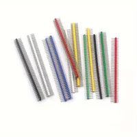 30PCS 40 Pin Breakable Pin Header 2.54mm Single Row Male Header Connector Kit PCB Pin Strip For Arduino - Image 4