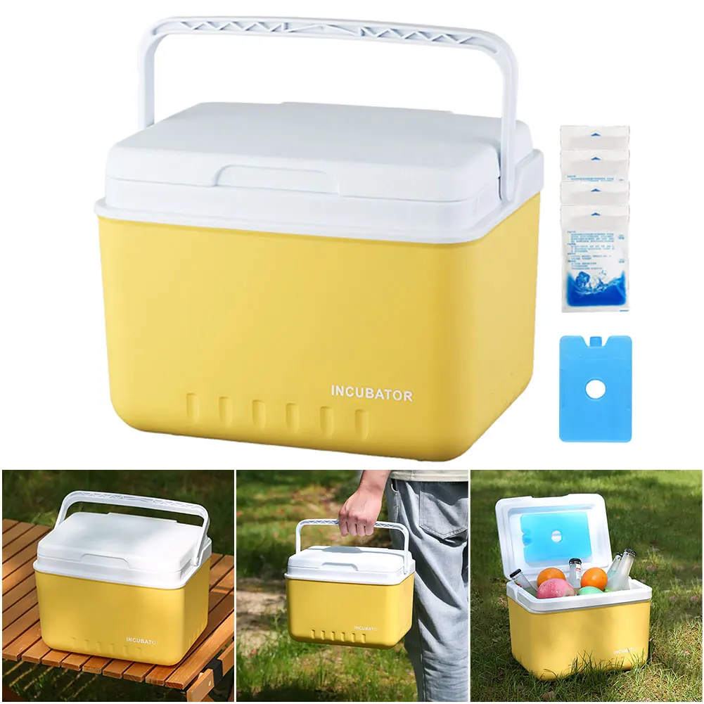 Portable Insulated Cooler Box for Camping and Picnic