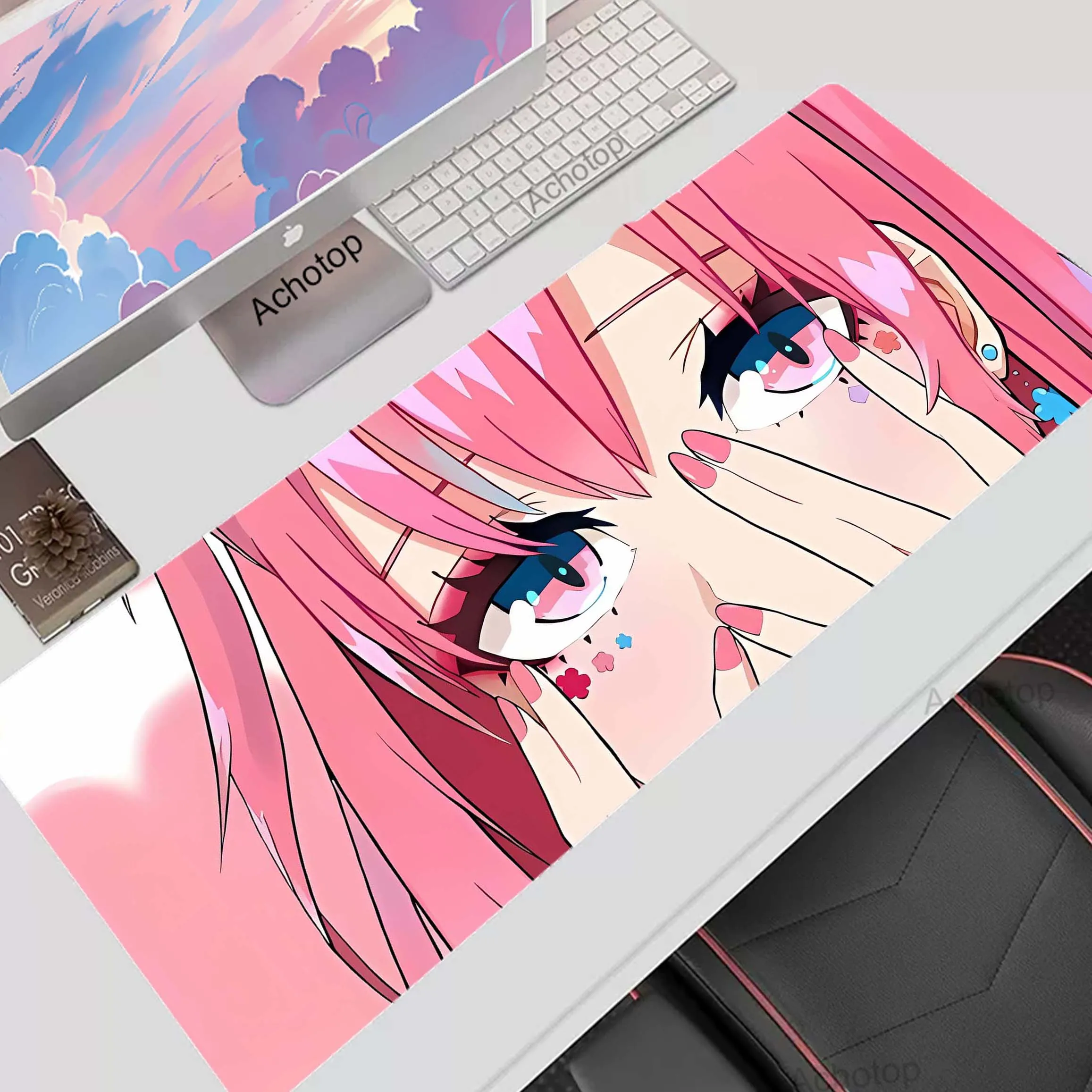 

Large Gaming Japanese Anime Mouse Pad Gamer 100% Waterproof Mouse Mat Computer Locking Edge MousePad Keyboard Desk Mice Pad