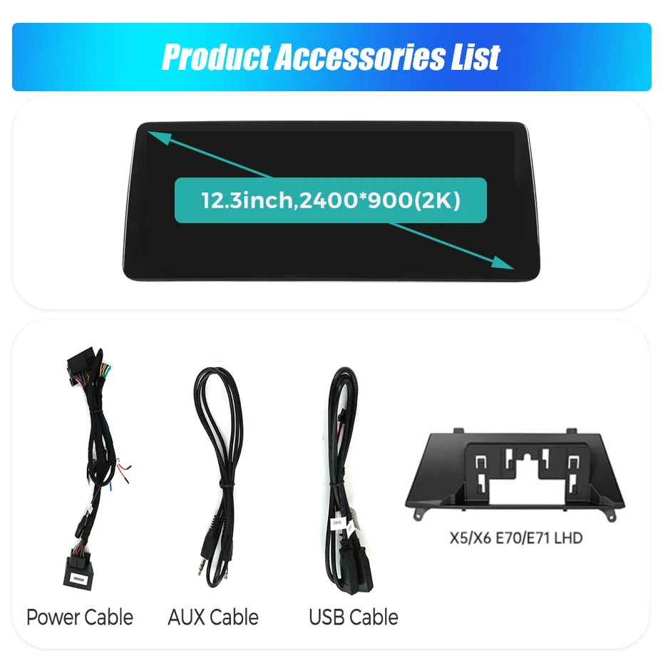 MEKEDE Radio para coche con sistema Linux de 10,25/12,3 pulgadas para BMW X5 E70 X6 E71 2007-2012 AirPlay Autolink CarPlay Android Auto GPS Navegación Reproductor Multimedia BT SWC Autoradio Reproductor de vídeo Unidad principal Estéreo Sistema inteligente 8
