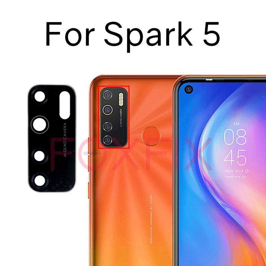 Rear Back Camera Glass Lens For Tecno Spark Air Go 2020