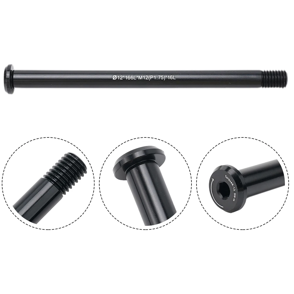 

Bike Bicycle Replacement Front/Rear Thru Axle 12/15mm 122-181L P1.5/P1.75 Bike Repair Tool Accessories