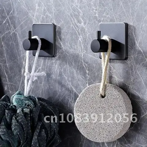 

Steel Self Adhesive Wall Coat Rack Stainless Key Holder Rack Towel Hooks Clothes Rack Hanging Hooks Bathroom Accessories
