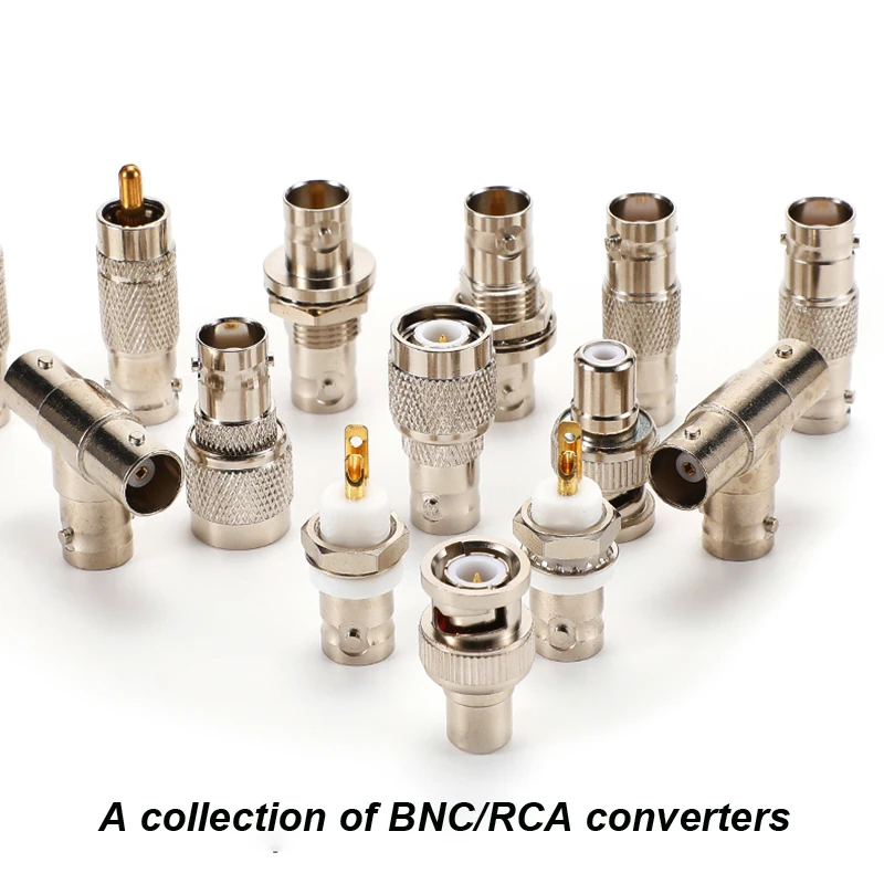 BNC-Buchse auf AV-Stecker, vergoldeter Adapter, Q9 auf RCA-Anschluss für CCTV-Kamera, Video-Audio-Konverter, Hi-Fi, 10 Stück – Detail 2
