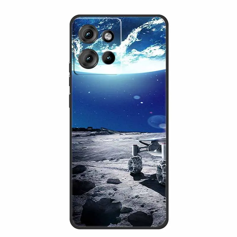 Sleek Black Shockproof TPU Silicone Phone Case - Soft Protective Back Cover 6.7 Coque