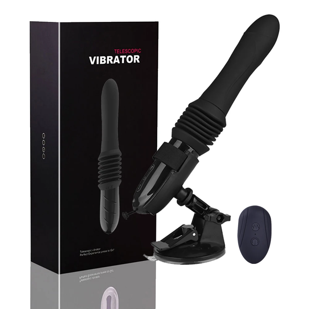 Telescopic Dildo Vibrator Automatic Up Down Massager G-spot Thrusting Retractable Pussy Vibrate Large Size Sex Toys for Women