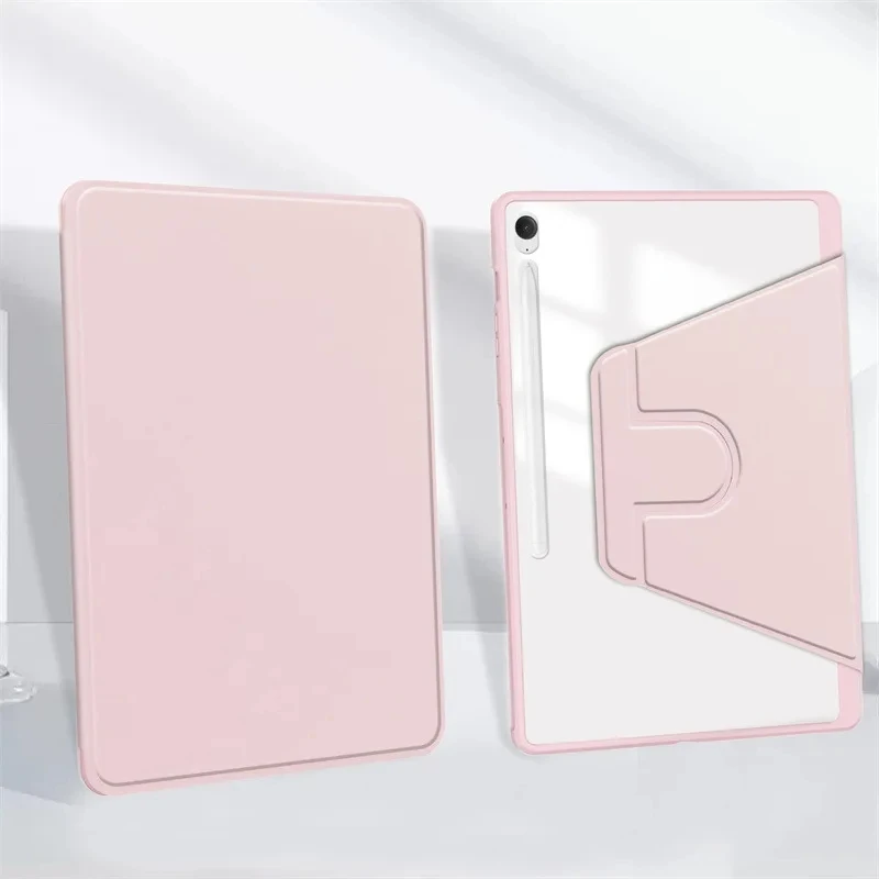 Acrylic 360 Rotation Tablet Case with Pencil Holder
