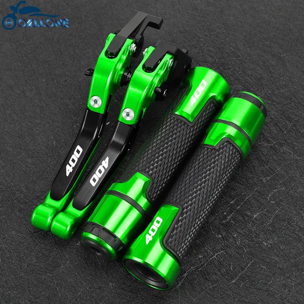 

FOR KAWASAKI NINJA 400 Ninja400 EX400 2018-2023 Motorcycle Accessories Adjustable Clutch Brake Lever Handlebar Grips Ends CNC