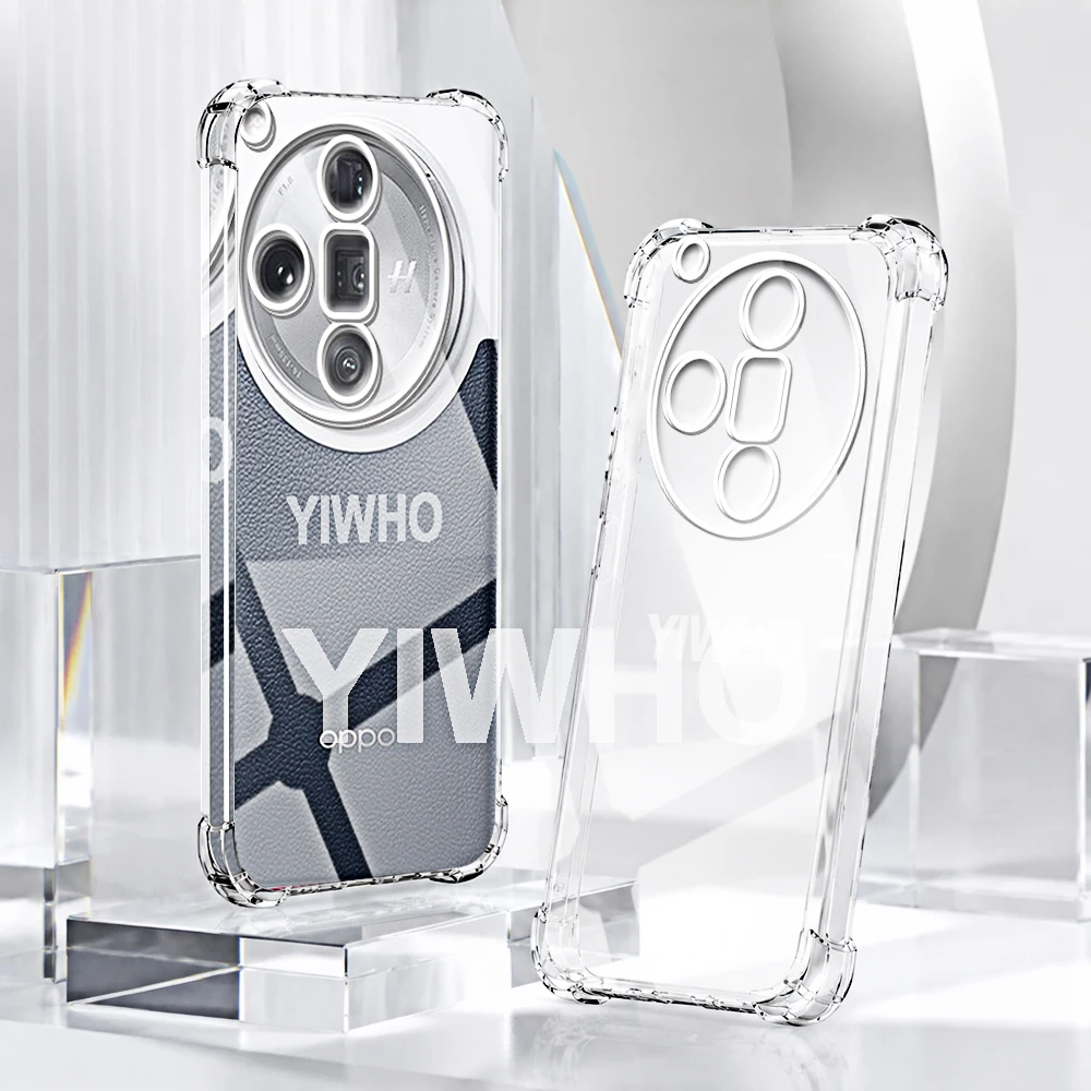Transparent Shockproof TPU Phone Case - Full Protective Clear Back Cover