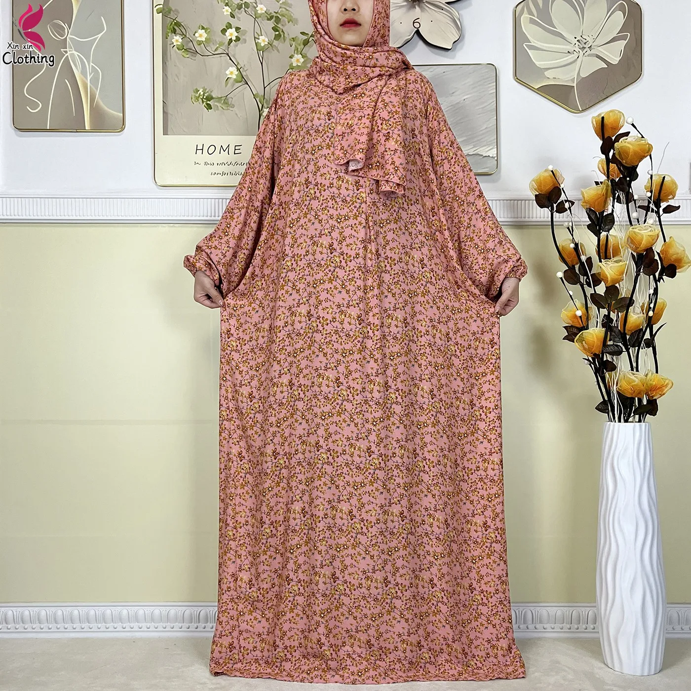Loose Muslim Prayer Dress S82c7912d35a94caf9f642942df78fc10Y