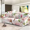 Magnolia Flowers Print Sofa Cover 1/2/3/4 Seater Stretch Slipcover For Living Room Washable Elastic Corner Couch Covers 6