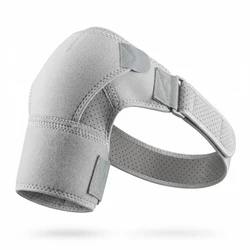 Adjustable Neoprene Shoulder Support Brace - One size (GRAY)