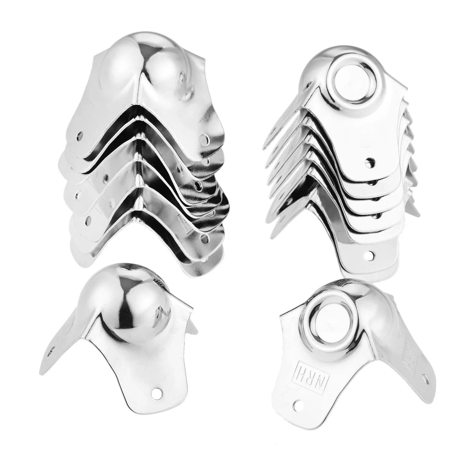 Bola de Metal Suporte de Canto Tampa Protetor Protetor para Móveis de Artesanato Caixa de Madeira Mala Case do Vôo do Armário 58*52 mm Pcs Forma de
