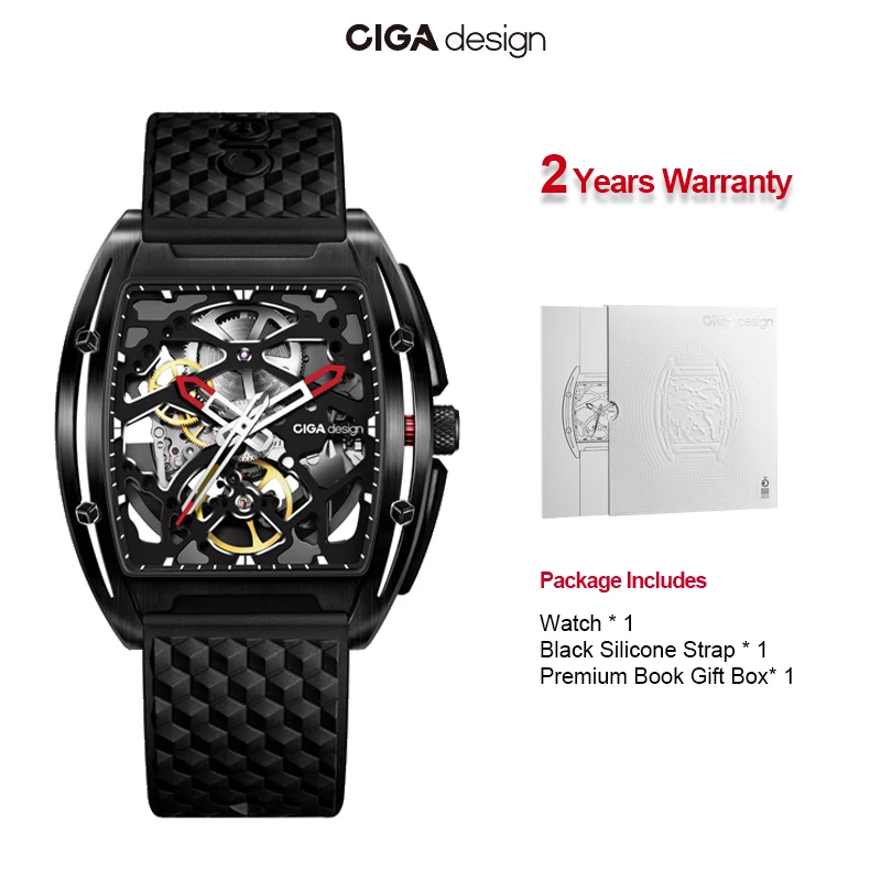 CIGA DESIGN スケルトン自動巻き腕時 Zシリーズ Amazon.com: CIGA Design Z Series Automatic Mechanical Watch