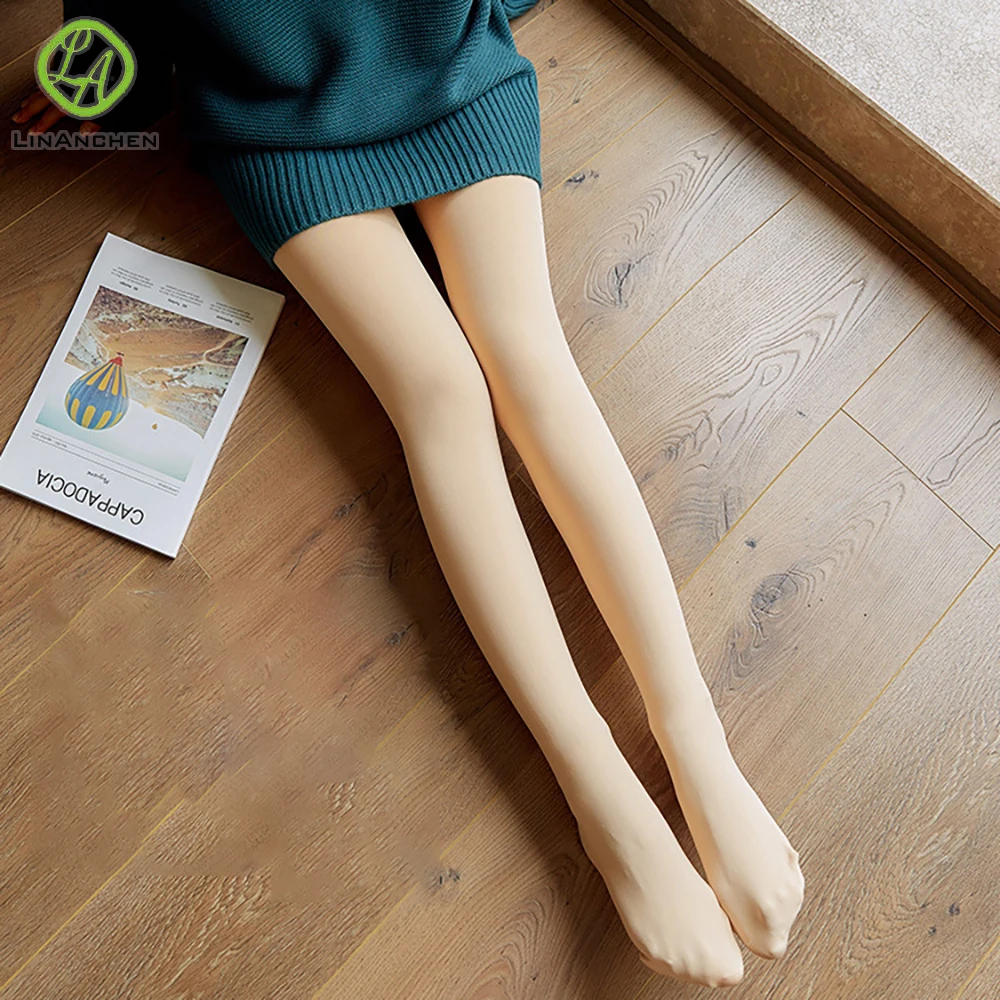 

Female Bare Leg Socks Artifact Warm Leggings Tights Plush Thick Thermal Stockings for Women Winter Spring Autumn Pantyhose