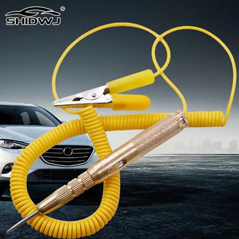 Strumenti Diagnostici Dc 6V 12V 24V Rame Auto Car Light Circuit Tester Lampada Test Di Tensione Penna Rilevatore Sonda Test Del Sistema Di Illuminazio