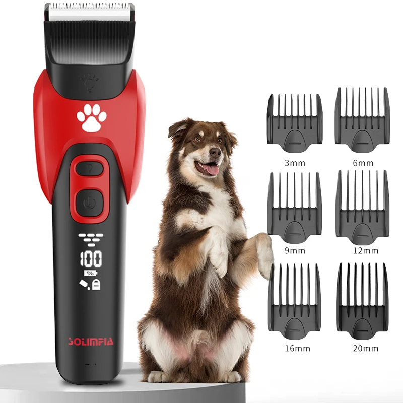 Elektrischer professioneller Haustier-Haarschneider, großer Hund, Trimmer, Rasierer, wiederaufladbar, Tier- und Katzen-Haarschneider, Schneidemaschine für Schafe