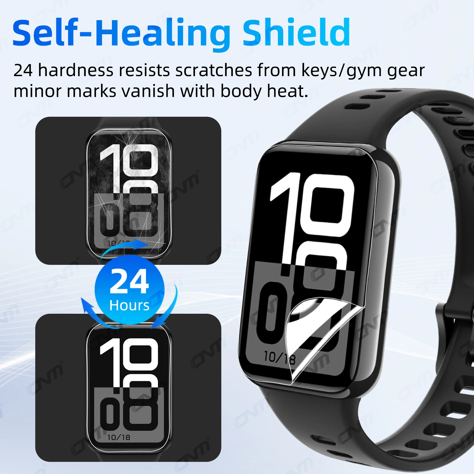Hydrogel Screen Protector - Anti-Scratch, HD Full Coverage Protective Film (Non-Glass)