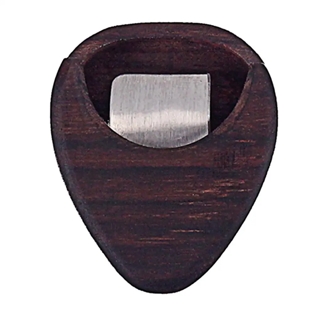 Wooden Guitar Pick Storage Box for Accessories and Plectrum Organizer Case for Acoustic Guitar Parts