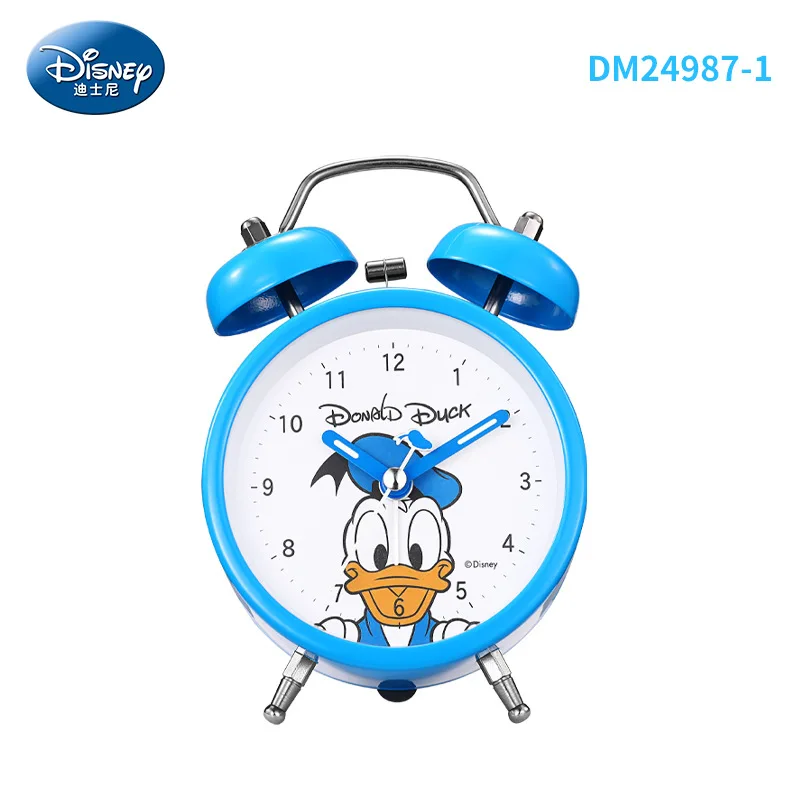 Disney Stitch-reloj despertador silencioso para niños, dispositivo de  alarma de barrido silencioso para cabecera de estudiante, sin tictac, ruido  con decoración de repetición, regalo para niños