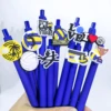 10Pcs volleyball soft patch neutral pen sports series solid color student stationery ballpoint pen style random 1