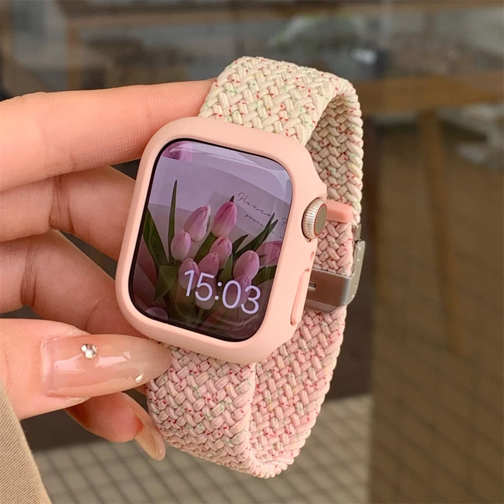 Korean Cute Braided Strap & Case Bracelet