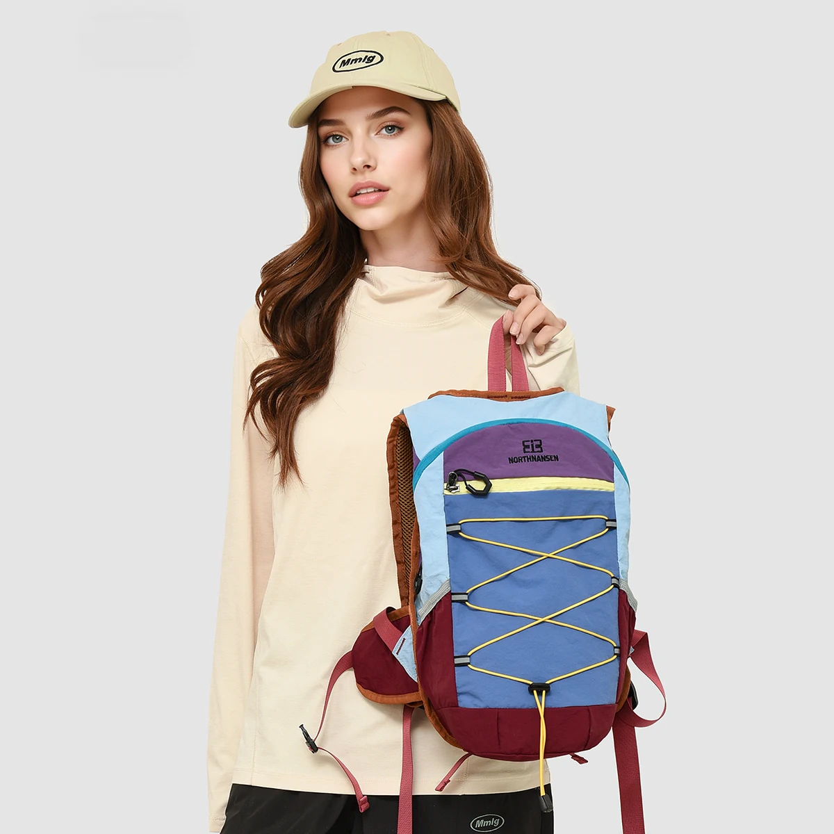 Outdoor Hiking Backpack, Sports Backpack, Women's Travel Lightweight Hiking Backpack, Small Backpack, Commuting Camping Backpack for College Students