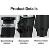 JIQI Food Waste Disposer Chopper Garbage Disposal Crusher Processor Kitchen Material Sink Stainless Steel Grinder Residue Sewer 4