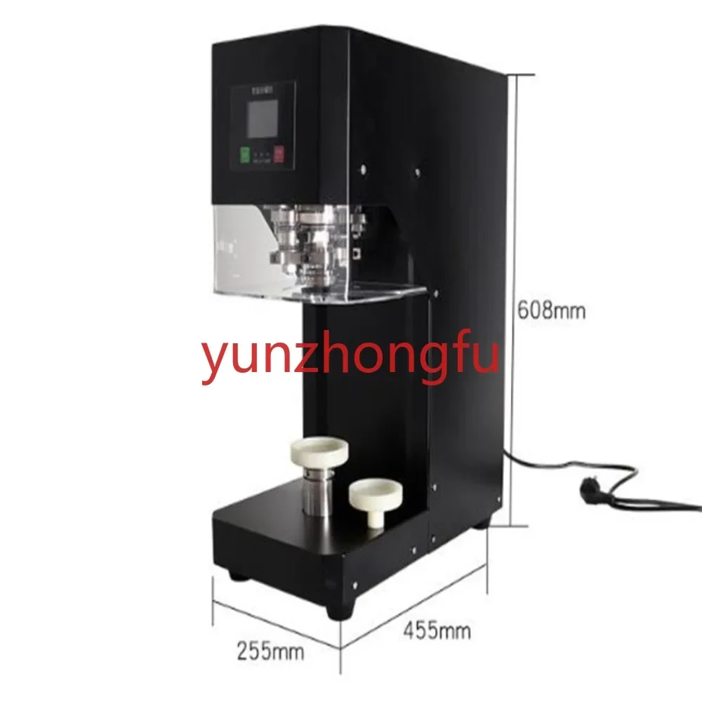 

China New Product Automatic Non-rotating Can Sealer Soda Tin Seamer Bubble Tea Sealing Machine