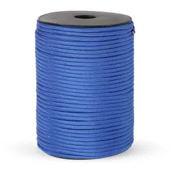 Heavy-Duty 9-Core 4mm Paracord Rope - Outdoor Survival & Utility Cord - 100M (9C Blue)