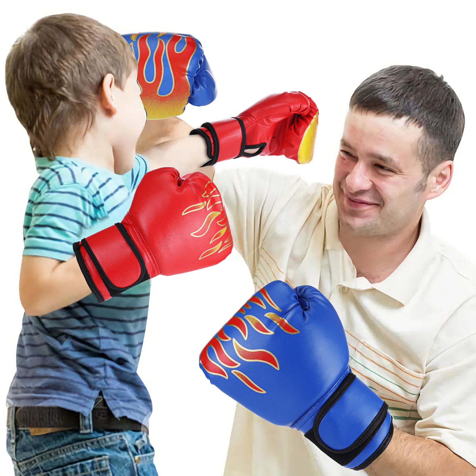 Boxing Gloves Adult Kids Boxing Gloves Children Punch Training Sparring Kickboxing Fighting Fitness