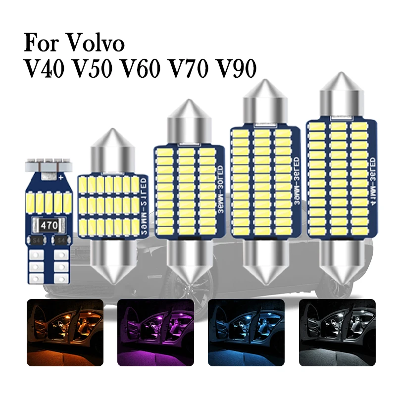 

Canbus For Volvo V40 V50 V60 V70 V90 Accessories 1997 2001 2005 2008 2011 2012 2014 2019 2020 Car Interior LED Light