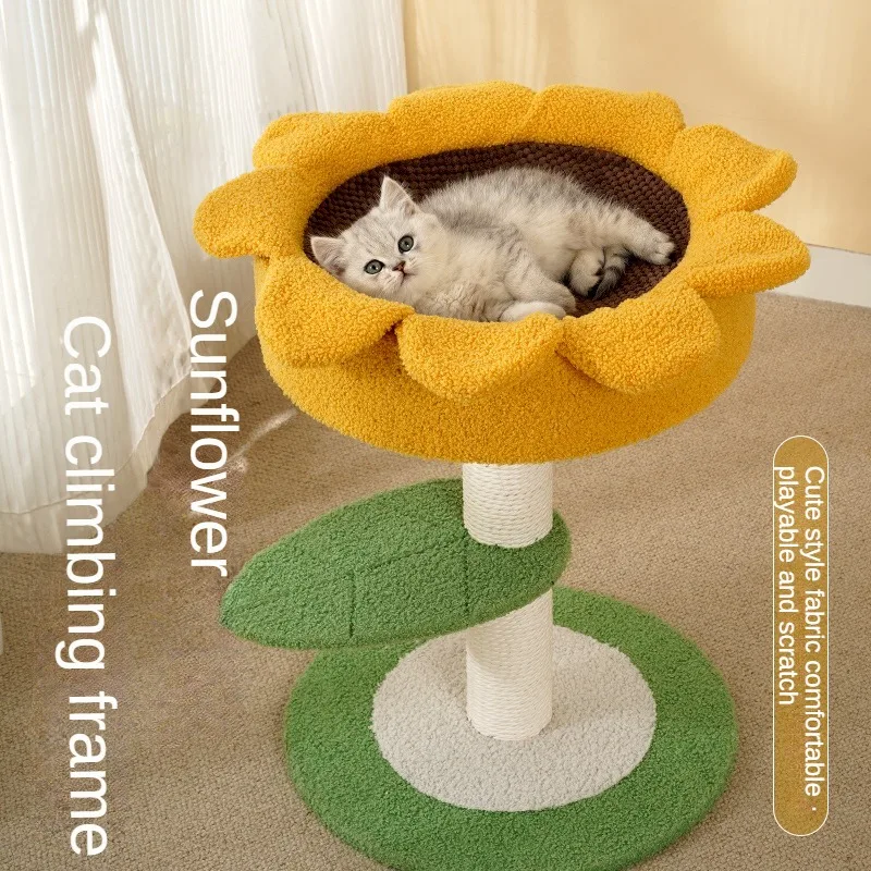 Flower Pot Cat Climbing Frame Cat Scratching Board Scratching Device