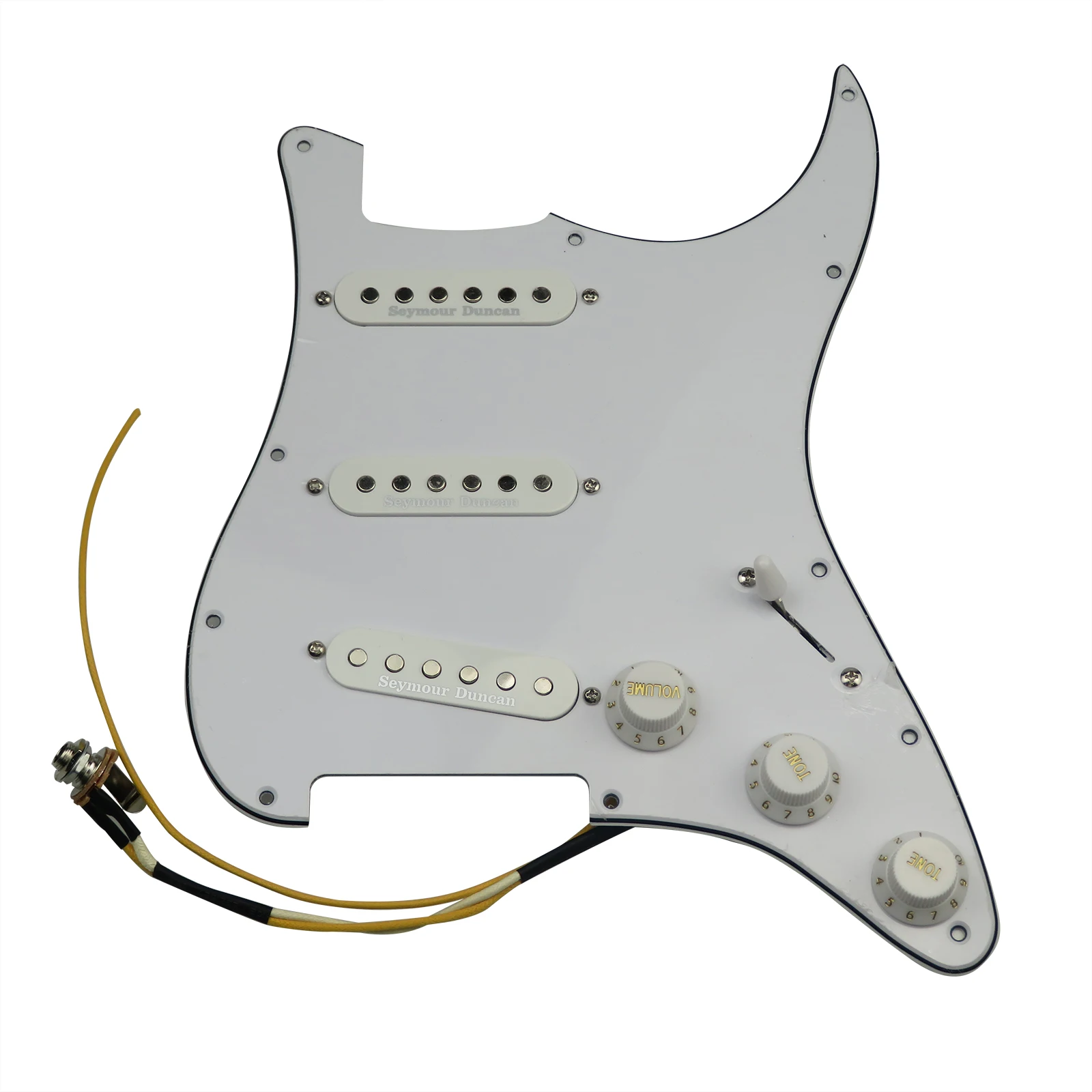 

Guitarr Guitar Prewired Pickguard SSL1 Single Coil Pickup Fully Loaded Pickguard Guitar Pickups Guitar Parts Guitar Pickups