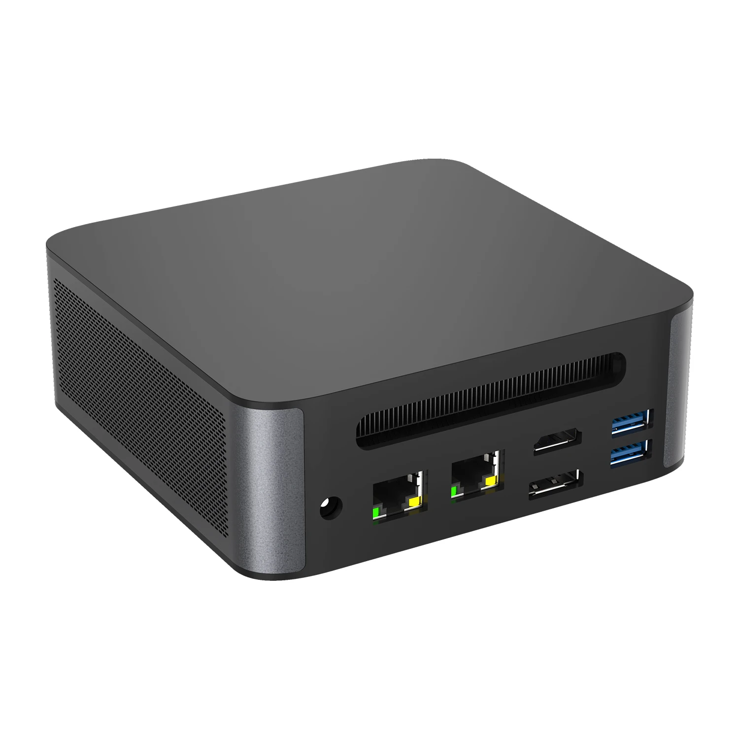 YSJMNPC Mini PC Intel Core i7-11390H gaming Computer Win11 2*RJ45 2.5G 4*USB3.2 HD DP Type-C Thunderbolt 4 M.2 SSD WiFi 6 BT5.0 3