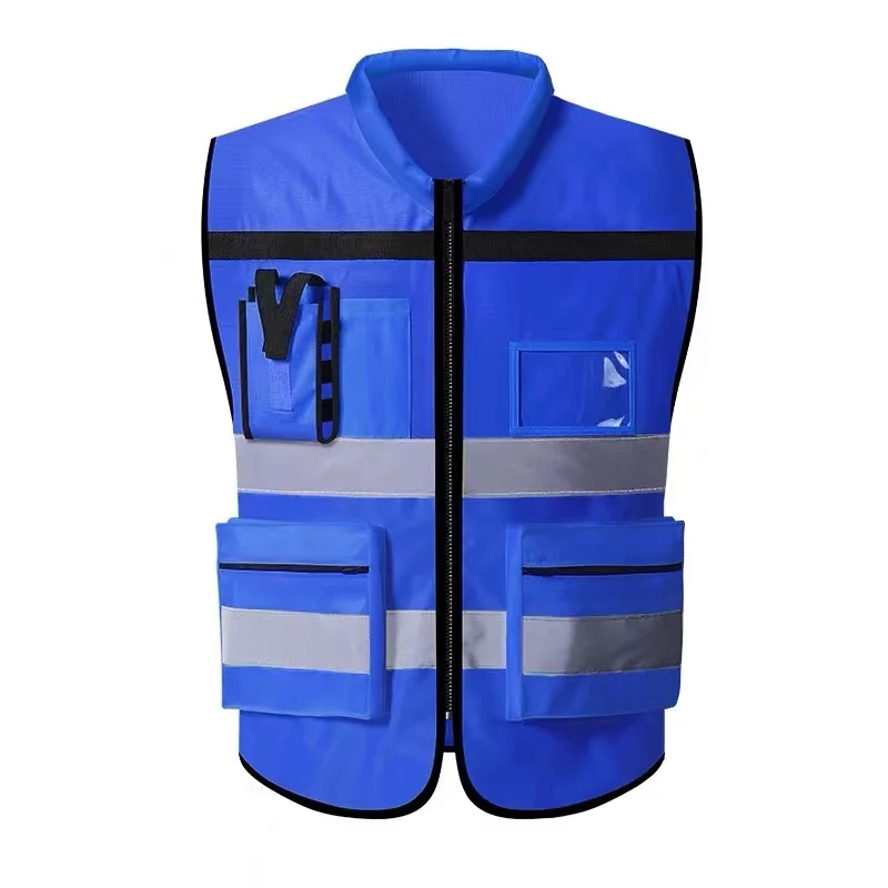 High ViSibility Reflective Vest Construction Workers\' Work Clothes Night Running Road Traffic Reflective Safety Vest
