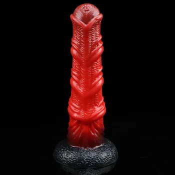 Soft Silicone Dragon Dildo Animal Dildo Vaginal Prostate Massager Monster Big Penis Dildos for Anal Sex Toys for Women Strap on 4