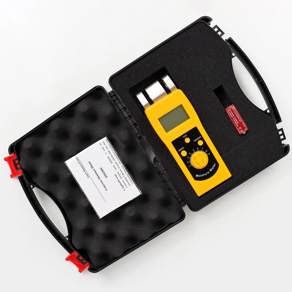 Digital Carton Concrete Paper Wood Meat Moisture Tester