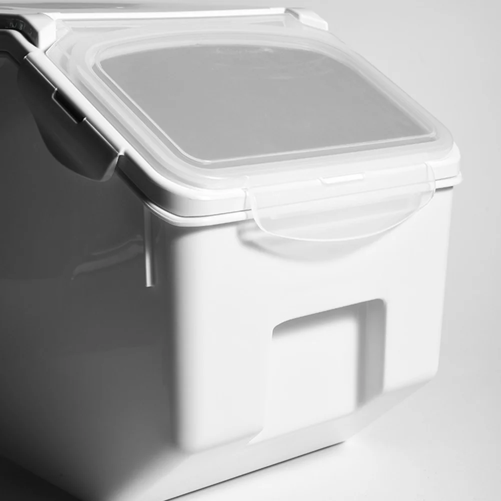 

Cereal Container Rice Storage Bucket Flour Organizer Moistureproof Food Cylinder
