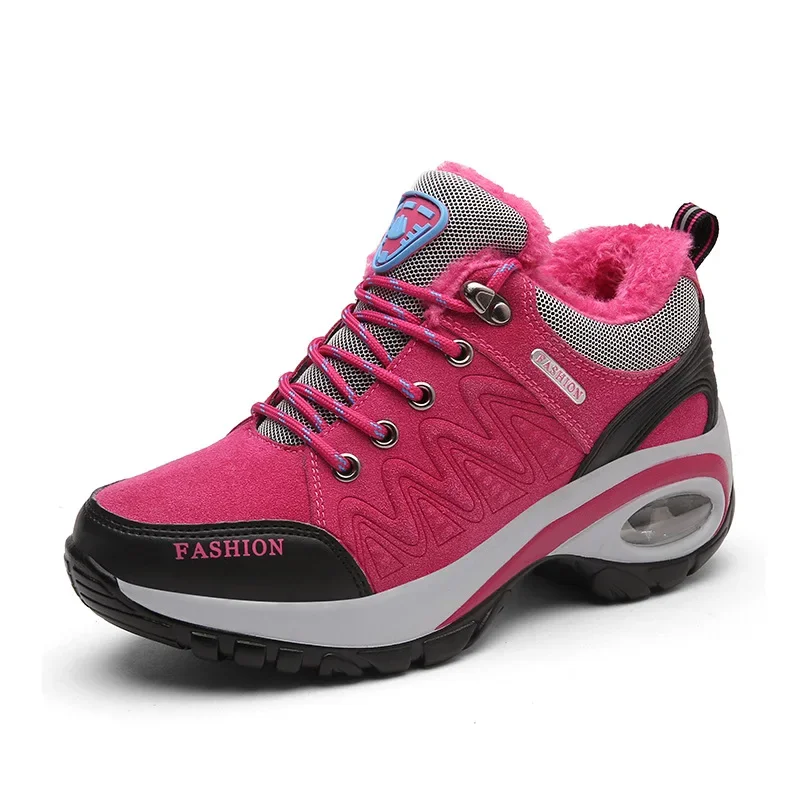 Brand Luxury Womens Sneakers Casual Breathable Tennis Shoes Women Fashion Lace Up Platform Trainers Women's Hiking Shoes