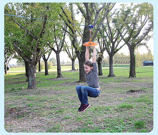 Ninja Slider Slackline Pulley - Zip Along Your Ninja Course with The Most  Fun New Accessory for Your Ninja Warrior Obstacle Course for KidsPulley for  Slackline