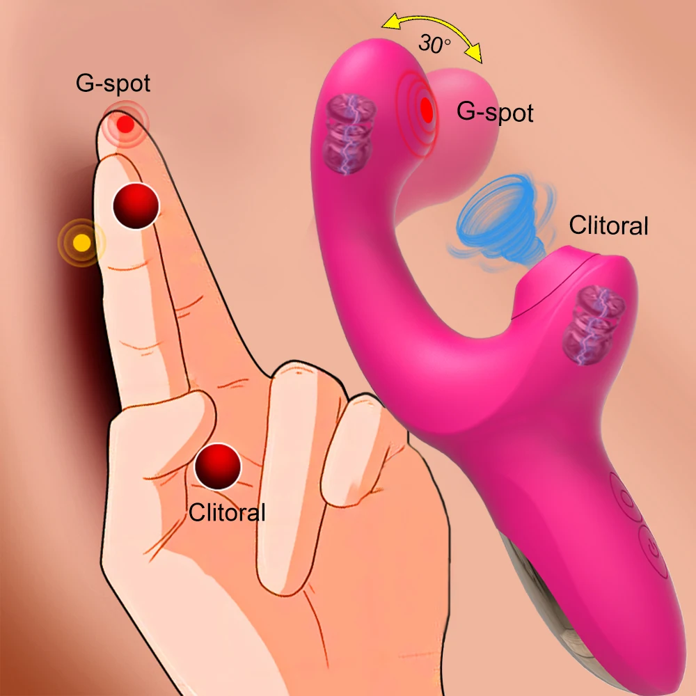 20 Speeds Dildo Vibrator Sex Toy for Women Female Clit Sucker Vacuum Clitoris Stimulator Finger Wiggling Adults Goods vagina sucking vibrator female sex toy clit sucker vibrator female masturbator