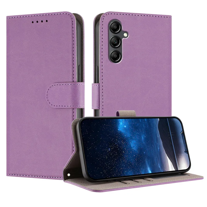 Stylish Wallet Flip Leather Phone Cover with Magnetic Closure and Card Slots - 2026 Edition