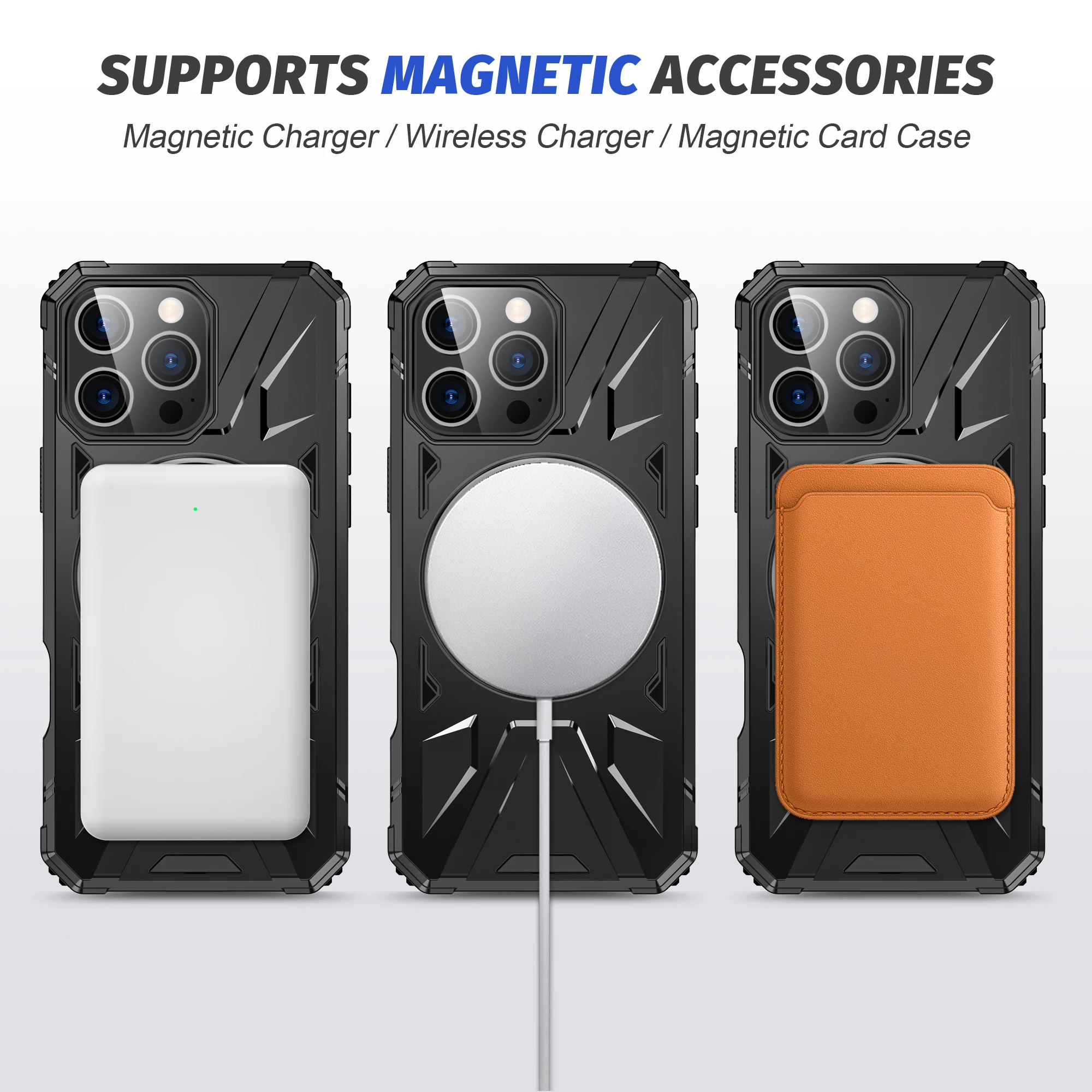 Enhanced Protective Phone Case with MagSafe Compatibility and Wireless Charging Support