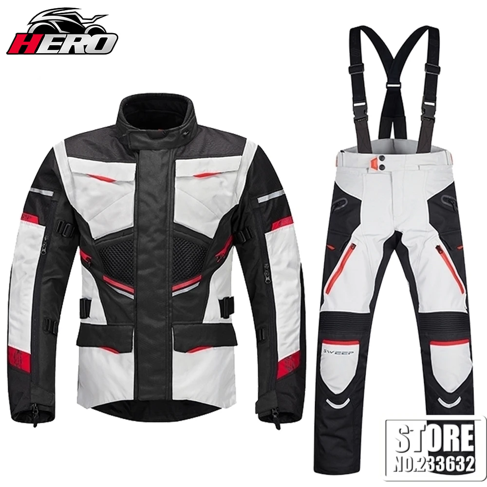 

Motorcycle Riding Jacket Suit Four Seasons Warm Padded Summer Breathable Off-road Riding Comfortable Breathable Higher Quality